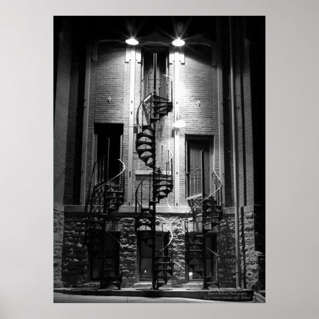 Pôster Três Escadas (Frente)