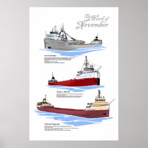 Poster Três famosos destroços