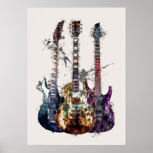 Poster Três Guitarras