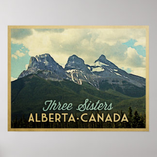 Pôster Três Irmãs Alberta Canada