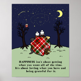 Pôster Três Labradores Família e StarSky