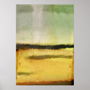 Pôster Três linha pintura abstrata de Digitas