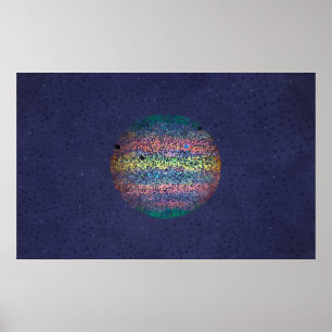 Poster Três luas assombram sombras em Júpiter