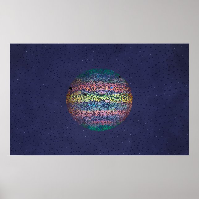 Poster Três luas assombram sombras em Júpiter (Frente)