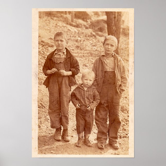 Pôster Três Meninos Tristes (Frente)