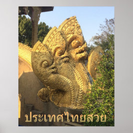 Pôster Três Naga de Cabeça