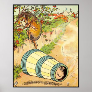 Poster Três Pequenos Porcos: Assustou O Lobo