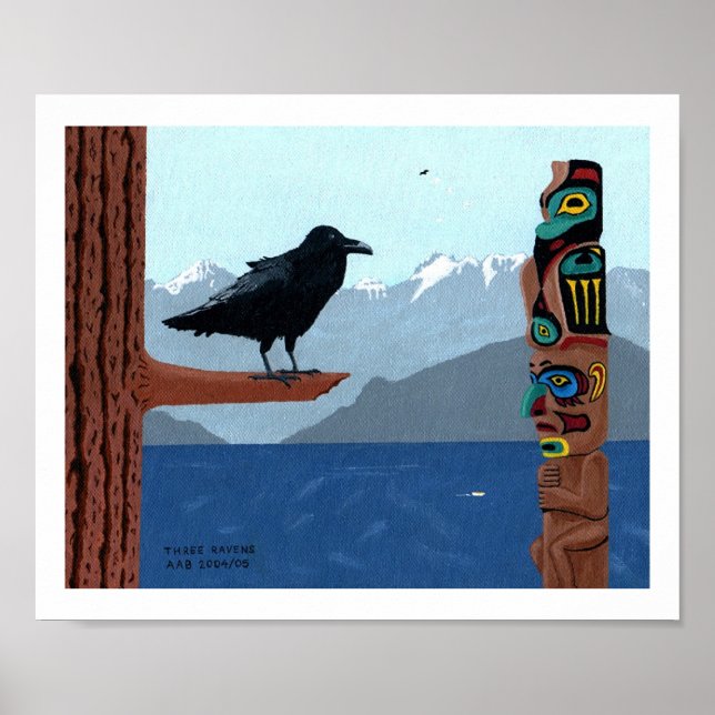 Poster Três Ravens (Frente)