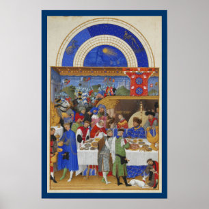 Pôster Très Riches Heures - Janeiro