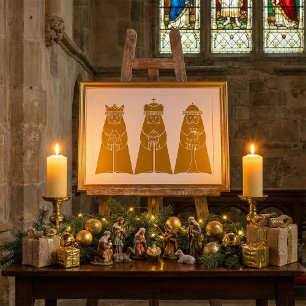 Poster Três sábios