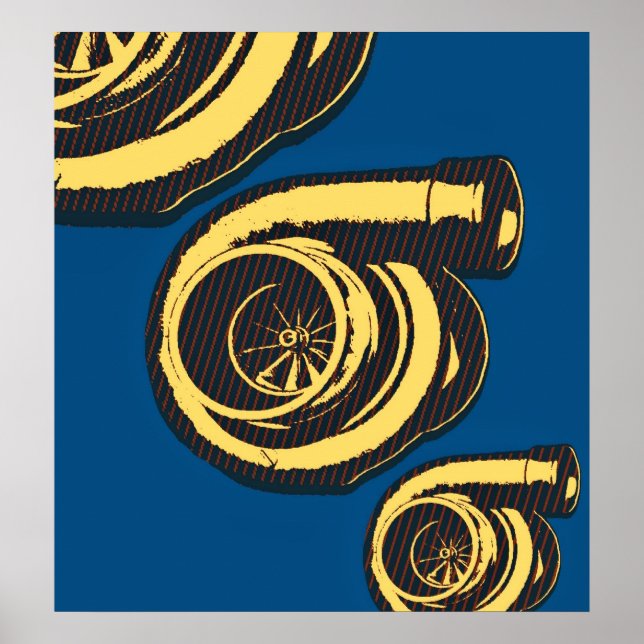 Poster Três Turbos (Frente)