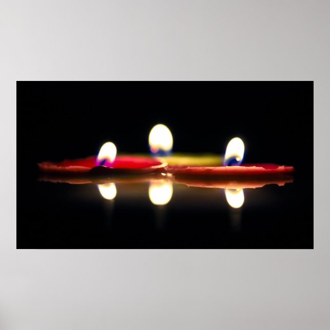 Pôster Três Velas (Frente)