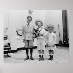 Pôster Três Young Boys, 1920