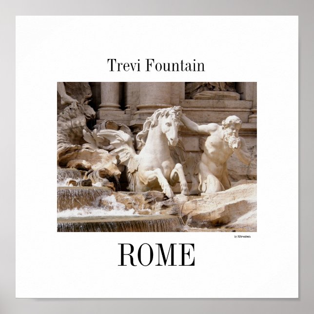 poster - Trevi Fountain, Rome (Frente)