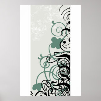 Poster trevo no vetor