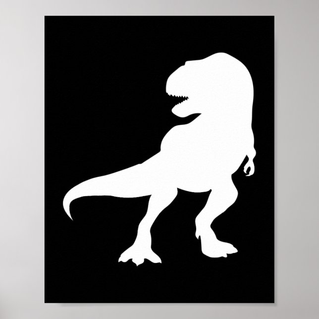 Poster TRex Trex Tyrannosaurus Jurassic Dino Funny Legal  (Frente)