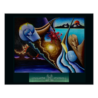 Pôster "Tria Prima" Poster brilhante