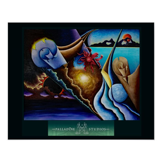 Pôster "Tria Prima" Poster brilhante (Frente)