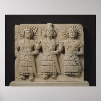 Tríade de Palmyrene Gods, da Região de Palmyra