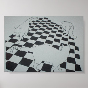 Pôster tríade do gato