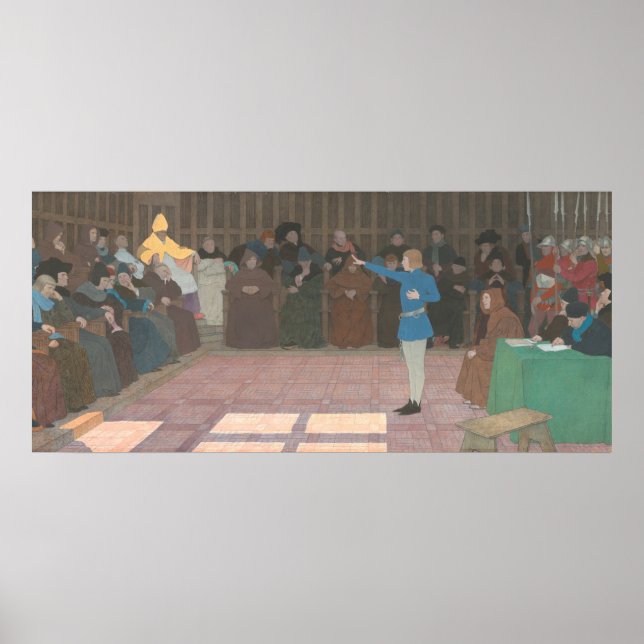 Poster Trial de Joana d'Arc - Boutet de Monvel Fine Art (Frente)
