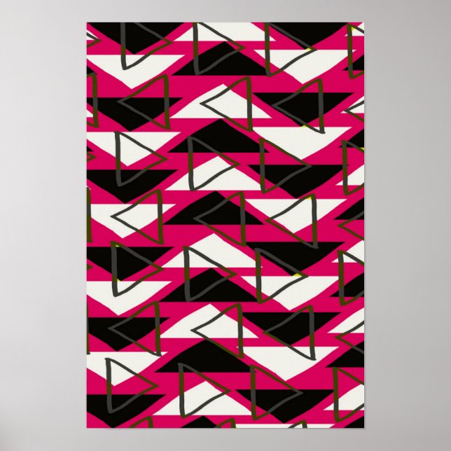 Pôster Triangles (Frente)