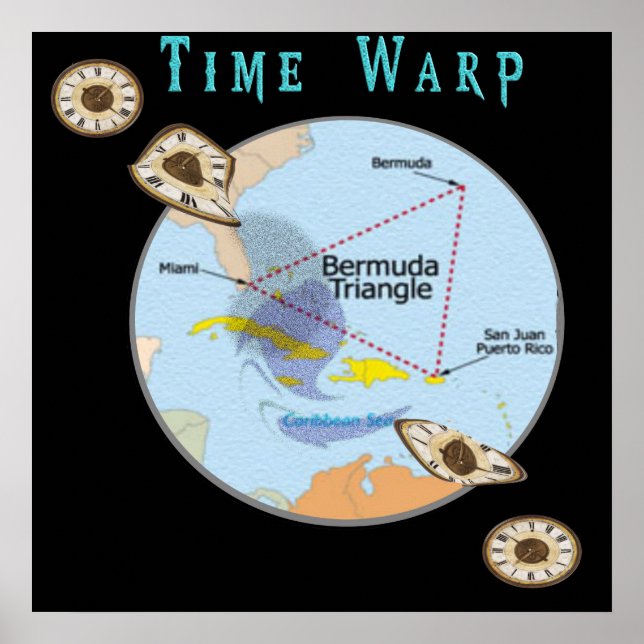 Pôster Triângulo das Bermudas (Frente)