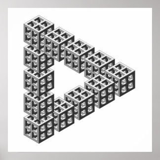 Pôster Triângulo Impossível