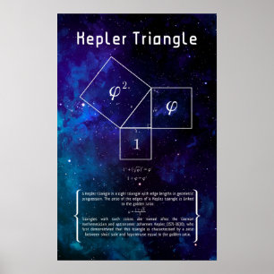 Poster Triângulo Kepler