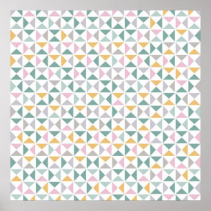 Pôster Triângulos Geométricos