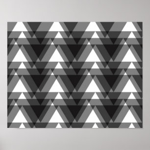 Poster Triângulos simples, modernos, urbanos, arrojados e