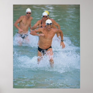 Pôster Triathloners que funciona fora da água 2