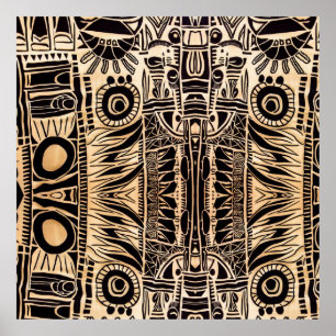 POSTER TRIBAL AFRICANO