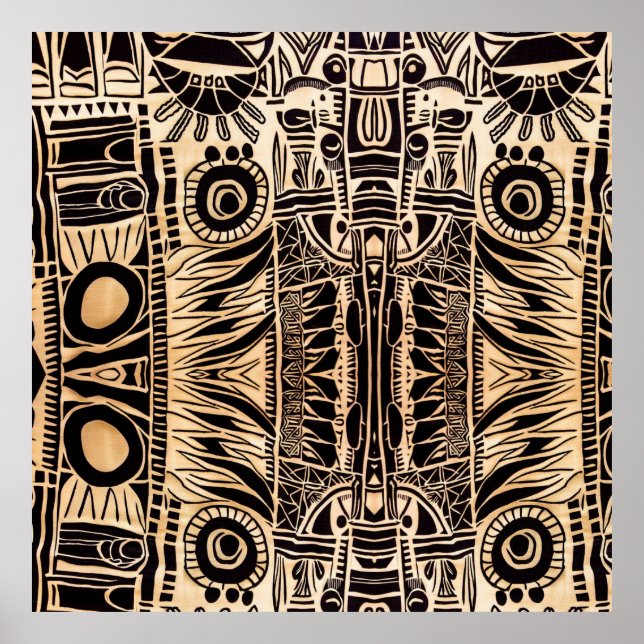 POSTER TRIBAL AFRICANO (Frente)