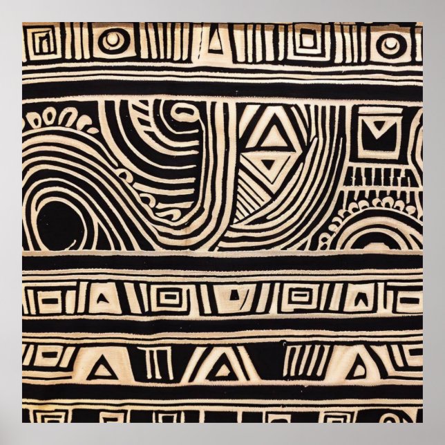 POSTER TRIBAL AFRICANO (Frente)