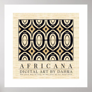 POSTER TRIBAL AFRICANO