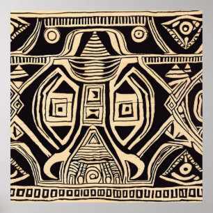 POSTER TRIBAL AFRICANO
