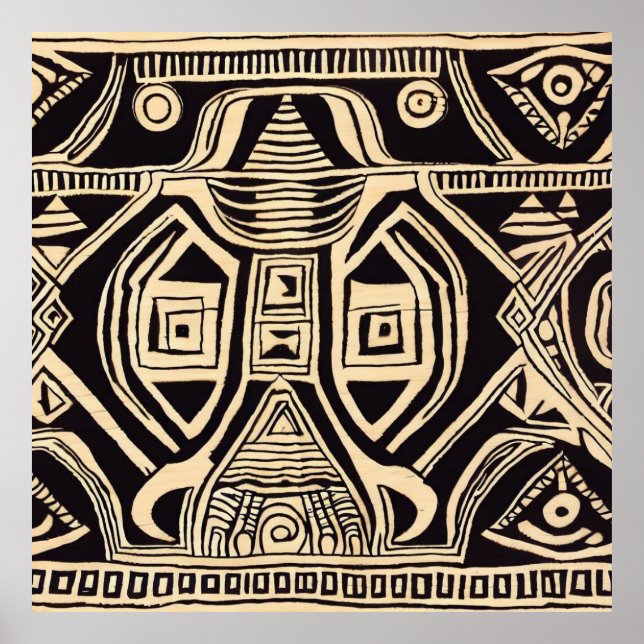 POSTER TRIBAL AFRICANO (Frente)