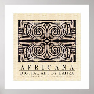 POSTER TRIBAL AFRICANO