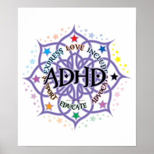 Poster Tribal de Lotus ADHD