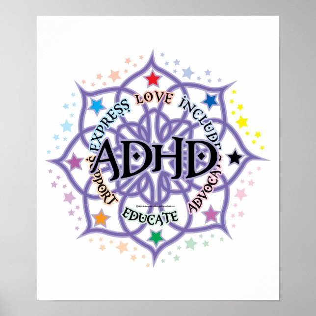 Poster Tribal de Lotus ADHD (Frente)