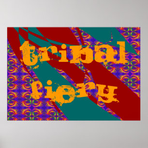 Pôster Tribal Fiery