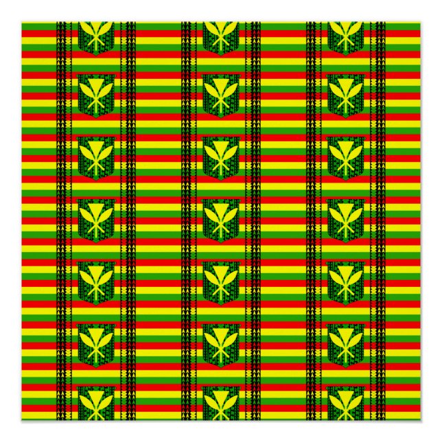 Pôster Tribal Kanakan Maoli (Frente)