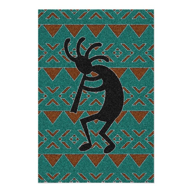 Pôster Tribal Kokopelli Sudoeste (Frente)