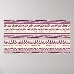 Poster Tribal sem descontinuidades