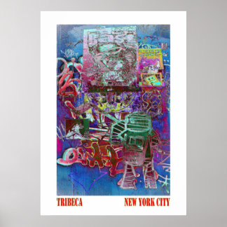Poster Tribeca Street Art NYC
