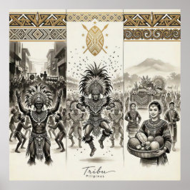 Poster Tribu-Ati-Atihan · Dinagyang · Kadayawan