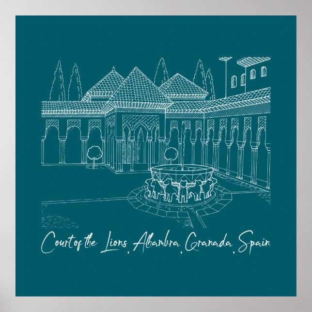 Poster Tribunal Alhambra dos Leões 2 (Frente)