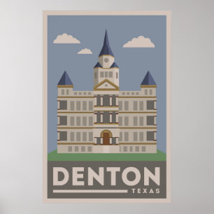 Pôster Tribunal de Denton Texas