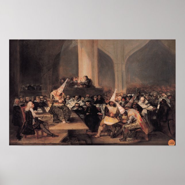 Poster Tribunal de Inquisição (Frente)